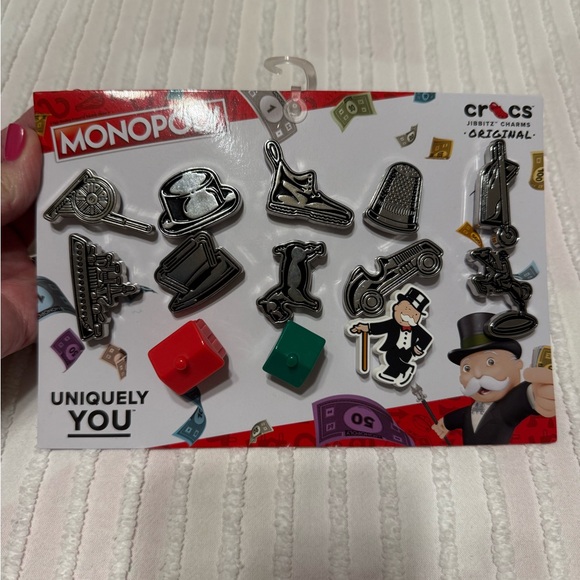 Monopoly Crocs Jibbitz Charms 13 Piece Set - Picture 3 of 5